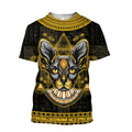 Egyptian sphynx cat 3D All Over Printed shirt & short for men and women PL
