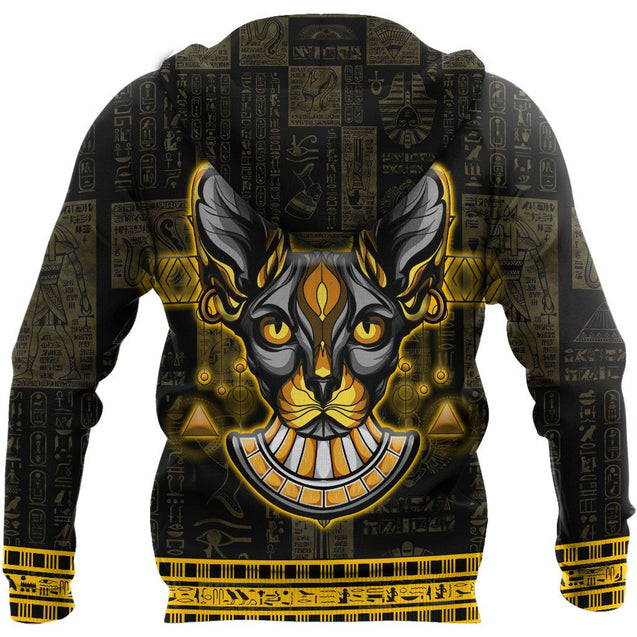 Egyptian sphynx cat 3D All Over Printed shirt & short for men and women PL