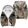 Deer Hunting Camo Over Printed Unisex Deluxe Hoodie ML