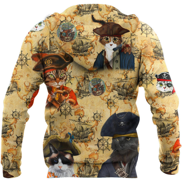 Pirates Cat Hoodie For Men And Women DA10102002