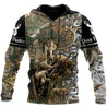 Bow Hunting Camo Over Printed Unisex Deluxe Hoodie ML