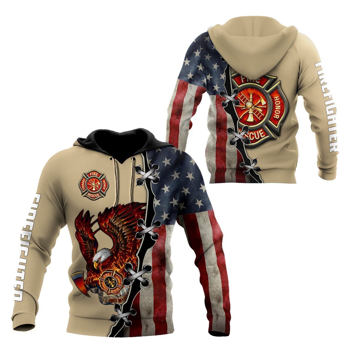 Supper Firefighter Hoodie For Men And Women DA11102001