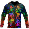 Colorful Bigfoot Hoodie For Men And Women JJW12102003