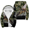 Deer Hunting III Camo Over Printed Unisex Deluxe Hoodie ML