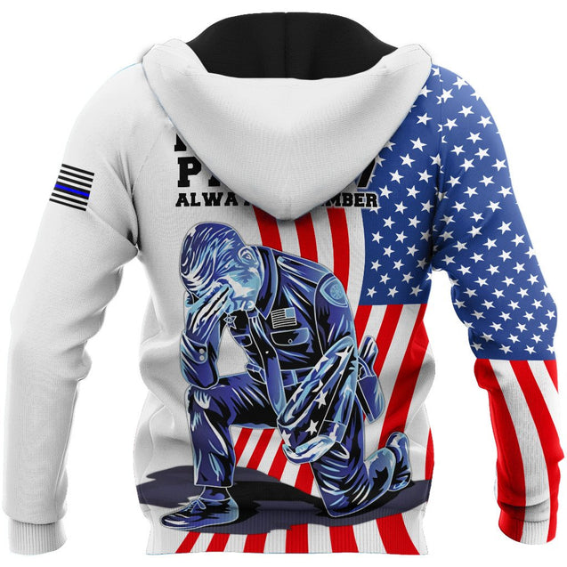 Police never forget our fallen brothers 3D All Over Printed shirt & short for men and women PL