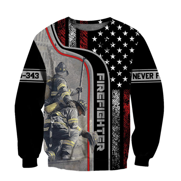 Firefighter never forget our fallen brothers 3D All Over Printed shirt & short for men and women PL