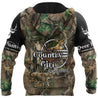 Country Girl Hunting Camo Over Printed Unisex Deluxe Hoodie ML