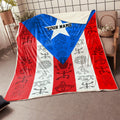 Customize Name Puerto Rico Lover Blanket NDD10132002