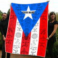 Customize Name Puerto Rico Lover Blanket NDD10132002