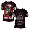 Firefighter 3D All Over Printed shirt & short for men and women PL