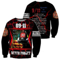 Firefighter 3D All Over Printed shirt & short for men and women PL