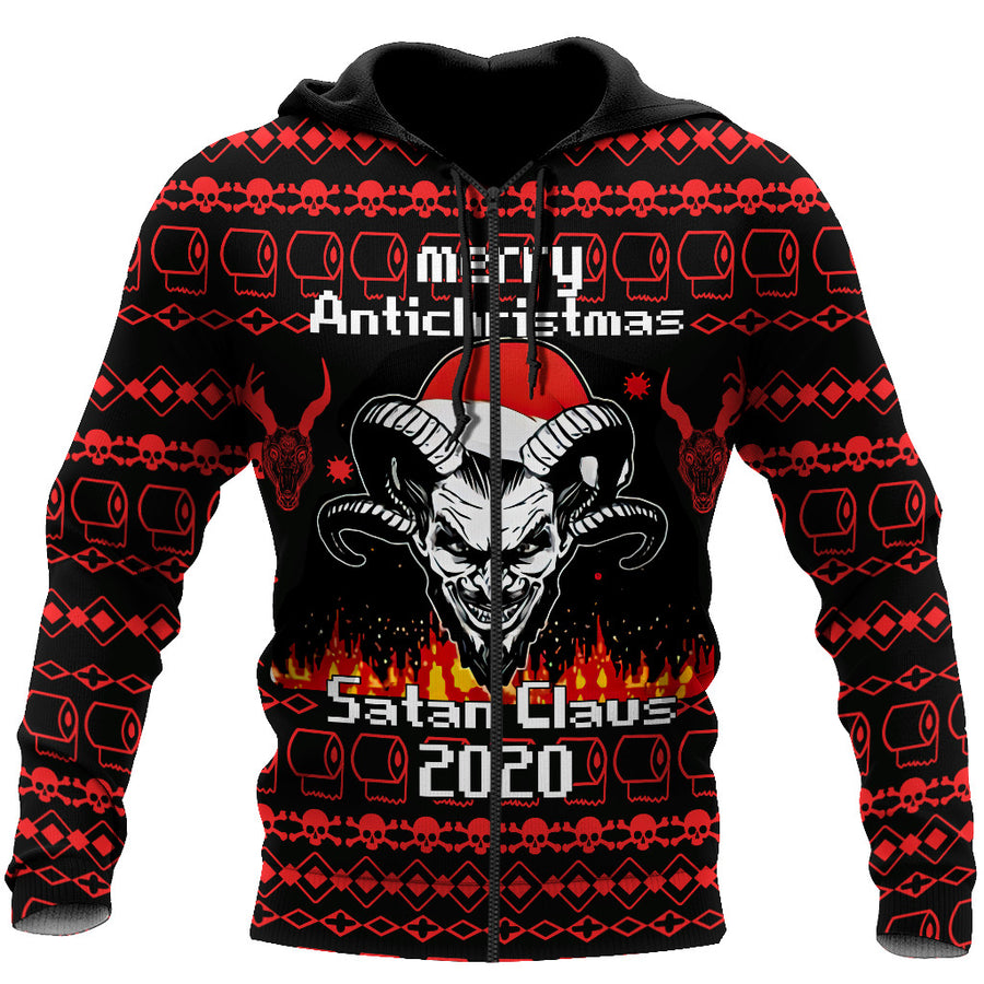 Merry Anti-Christmas Satanic Hoodie For Men And Women HHT12102003