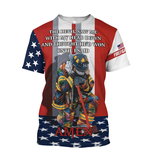 Firefighter 3D All Over Printed for men and women PL