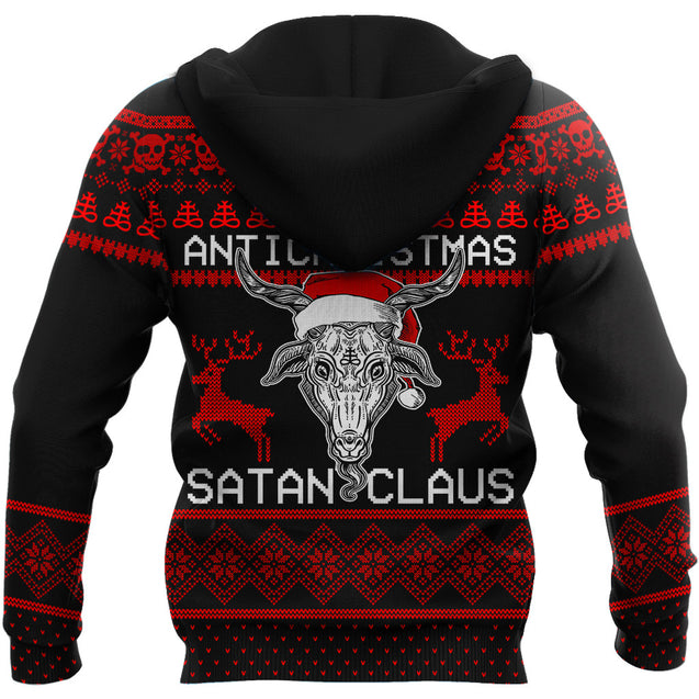 Satanic Claus Hoodie For Men And Women JJWST15102001