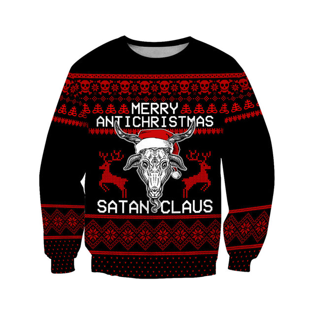 Satanic Claus Hoodie For Men And Women JJWST15102001