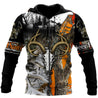 Deer Hunting VI Camo Over Printed Unisex Deluxe Hoodie ML