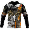 Deer Hunting VI Camo Over Printed Unisex Deluxe Hoodie ML