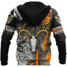 Deer Hunting VI Camo Over Printed Unisex Deluxe Hoodie ML