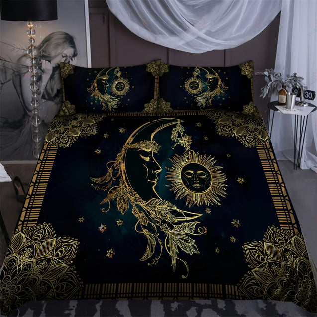 Sun And Moon Wicca Art Bedding Set JJW15102003