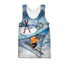 Skiing 3D All Over Printed shirt & short for men and women PL