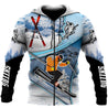 Skiing 3D All Over Printed shirt & short for men and women PL