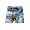 Skiing 3D All Over Printed shirt & short for men and women PL