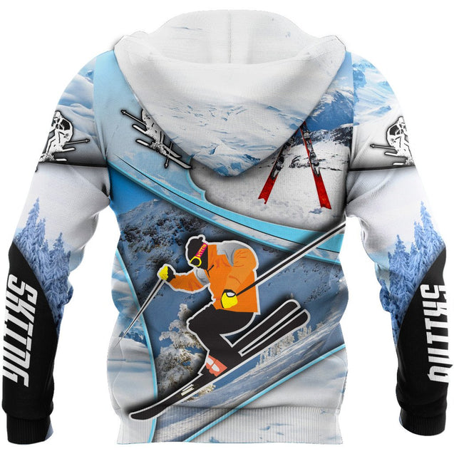 Skiing 3D All Over Printed shirt & short for men and women PL