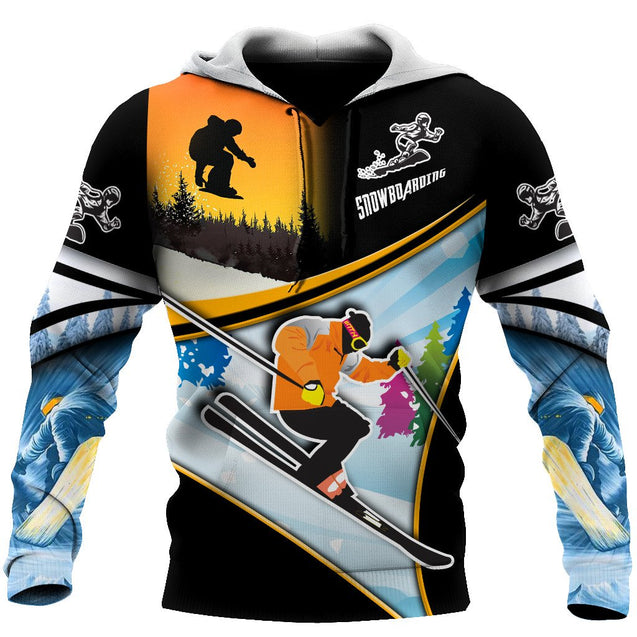 Snowboarding 3D All Over Printed shirt & short for men and women PL