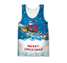 Santa Snowboarding 3D All Over Printed shirt & short for men and women PL