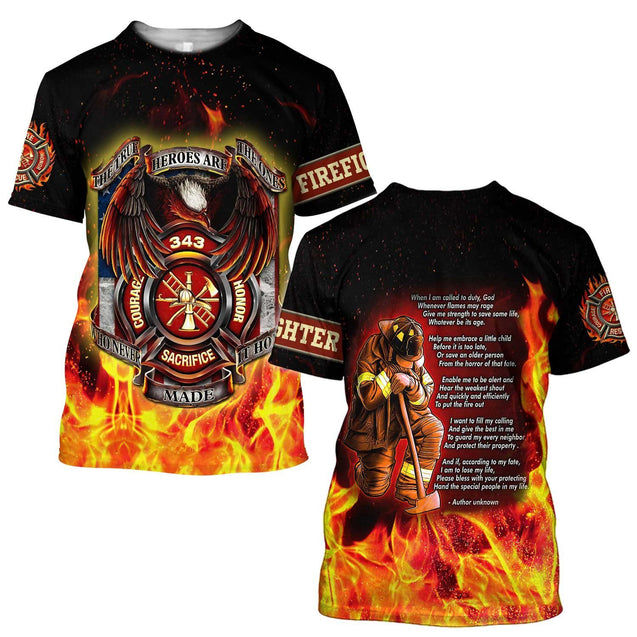 Firefighter 3D All Over Printed for men and women PL