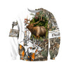 Deer Hunting VII Camo Over Printed Unisex Deluxe Shirts ML