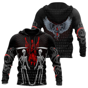 Skull Satanic Hoodie For Men And Women JJWST14102004