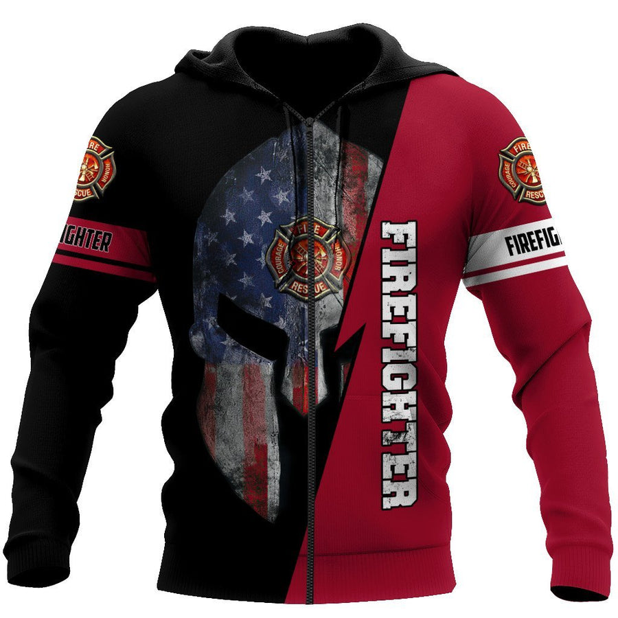 Spartan Firefighter Hoodie For Men And Women DQB10172002