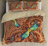 Green Cute Dragonflies Bedding Set MH1710202