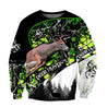 Deer Hunting Camo VIII Over Printed Unisex Deluxe Shirts ML