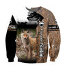 Coyote Hunting Camo II Over Printed Unisex Deluxe Shirts ML