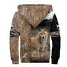 Coyote Hunting Camo II Over Printed Unisex Deluxe Shirts ML