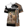 Coyote Hunting Camo II Over Printed Unisex Deluxe Shirts ML