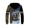 Moose Hunting Camo Over Printed Unisex Deluxe Hoodie ML