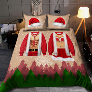 Couple Merry Christmas Bedding Set TNA10202001