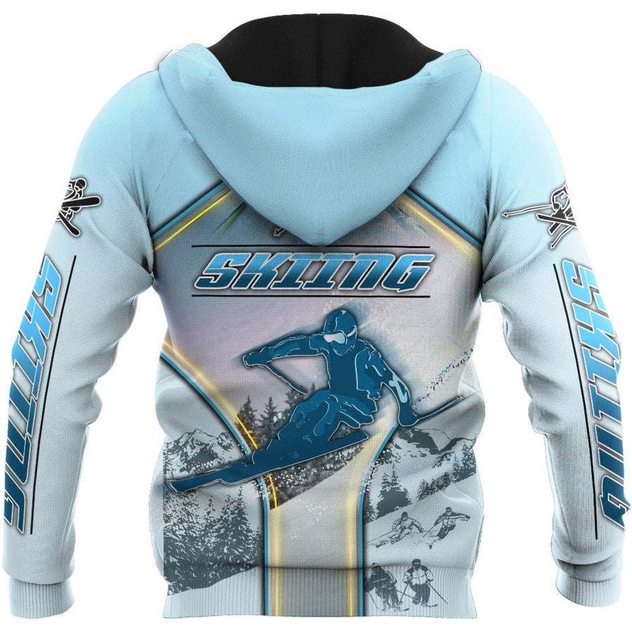 Skiing 3D All Over Printed shirt & short for men and women PL