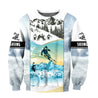 Ski in winter 3D All Over Printed shirt & short for men and women PL