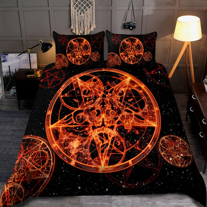 Satanic On Fire Bedding Set JJW20102002ST