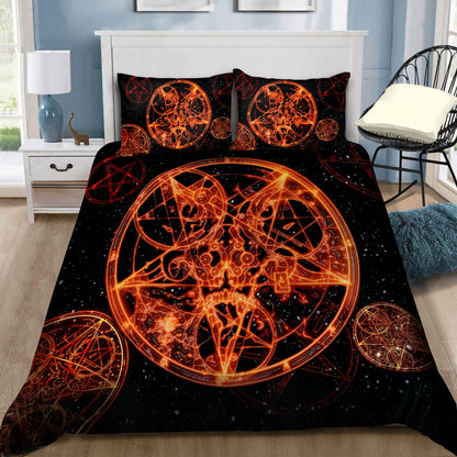 Satanic On Fire Bedding Set JJW20102002ST