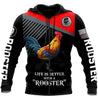 Like A Rooster All Over Printed Unisex Deluxe Hoodie ML