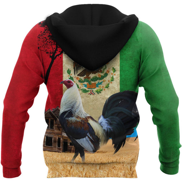 Mexican Rooster All Over Printed Unisex Deluxe Hoodie ML