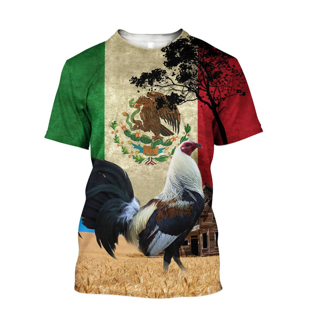 Mexican Rooster All Over Printed Unisex Deluxe Hoodie ML