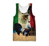 Mexican Rooster All Over Printed Unisex Deluxe Hoodie ML