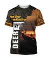 Deer Hunting Camo Over Printed Unisex Deluxe Hoodie ML