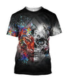 Tiger And Skull Art Shirts For Men and Women JJW22102007ST